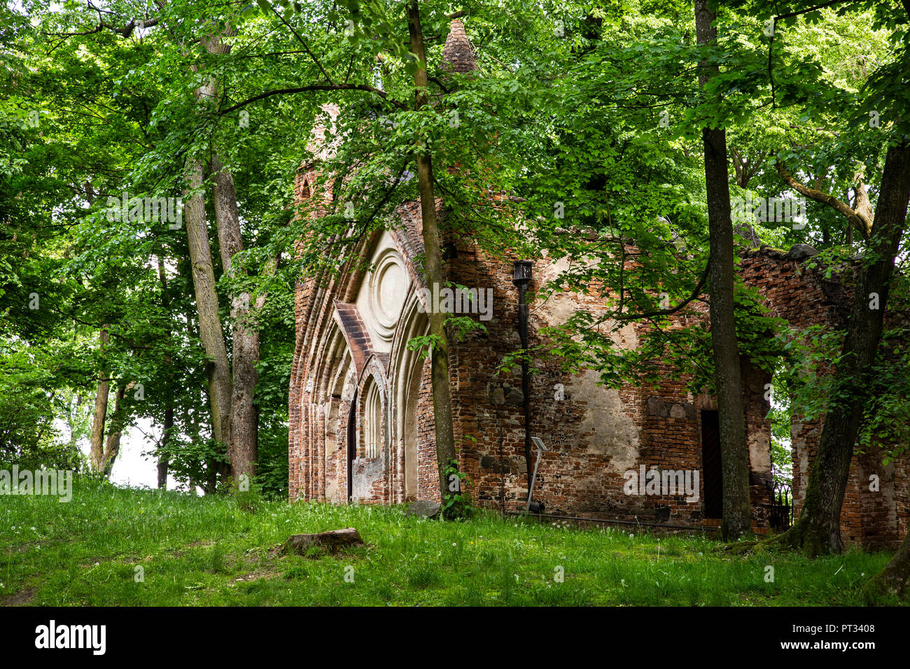 Europe, Poland, Voivodeship Lodz, Arkadia park Stock Photo