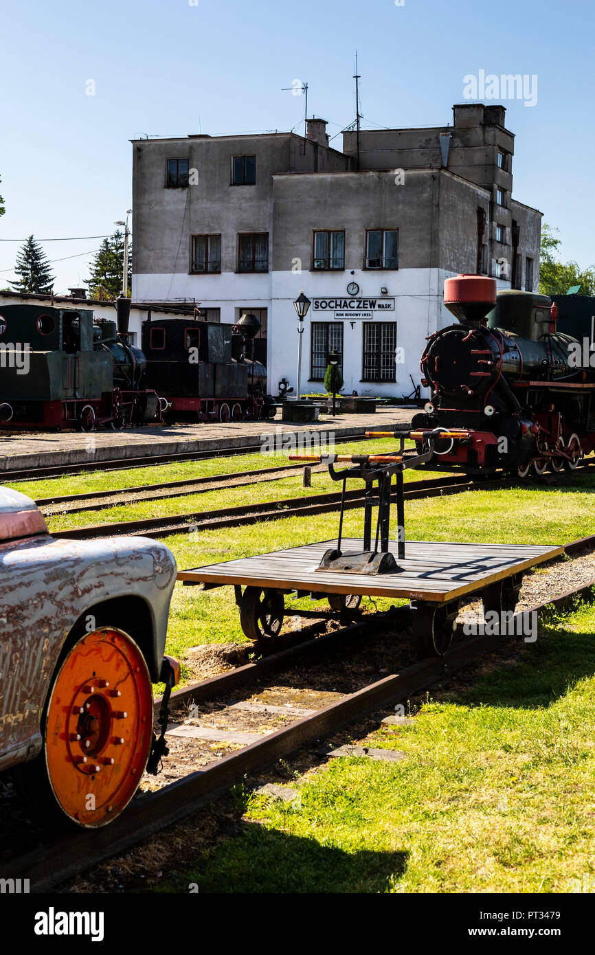 Europe Poland Voivodeship Masovian The Narrow Gauge Railway Museum In Sochaczew Stock Photo Alamy