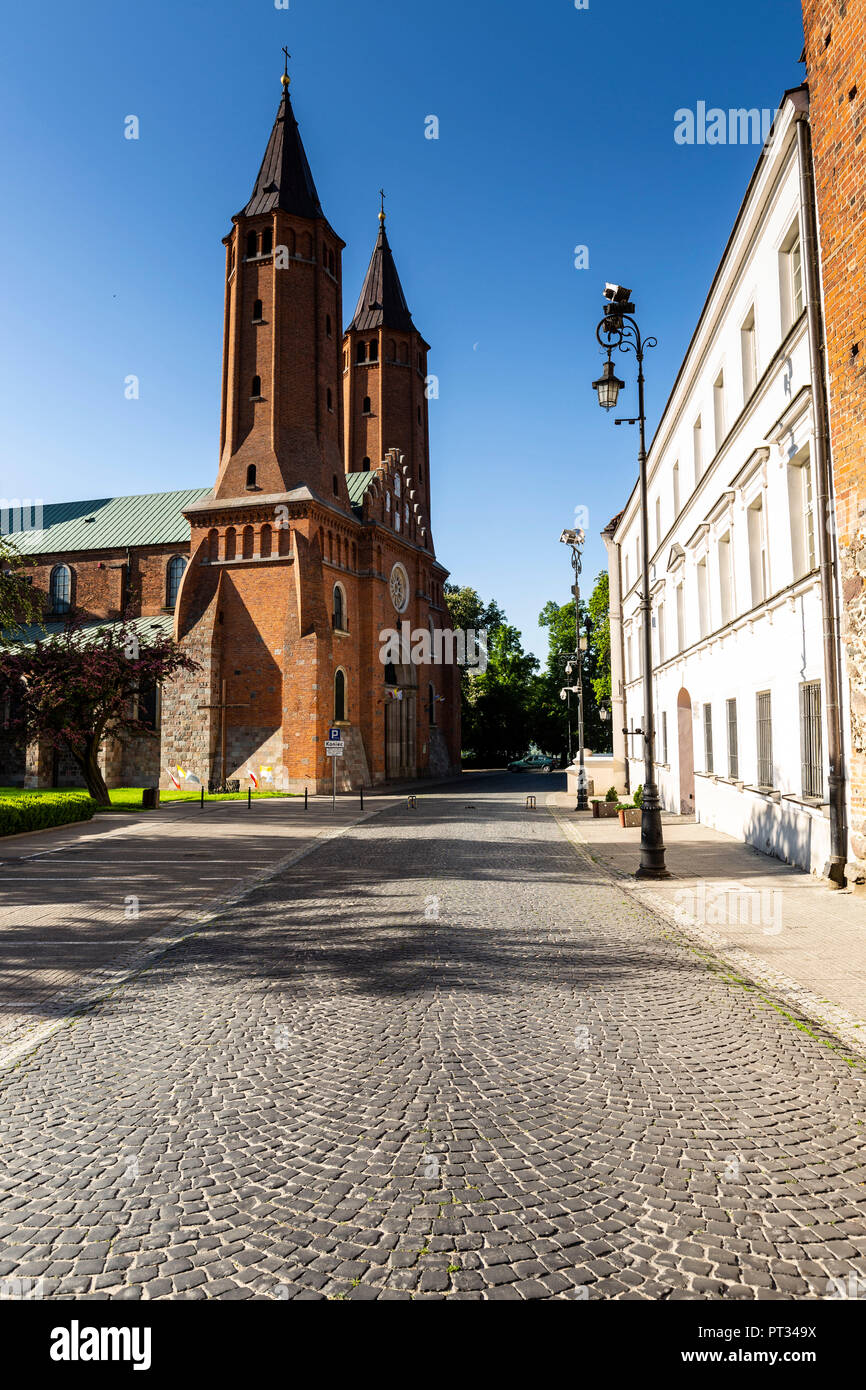 Europa, Poland, Voivodeship Masovian, Plock - Cathedral - Cathedral of the Blessed Virgin Mary of Masovia Stock Photo