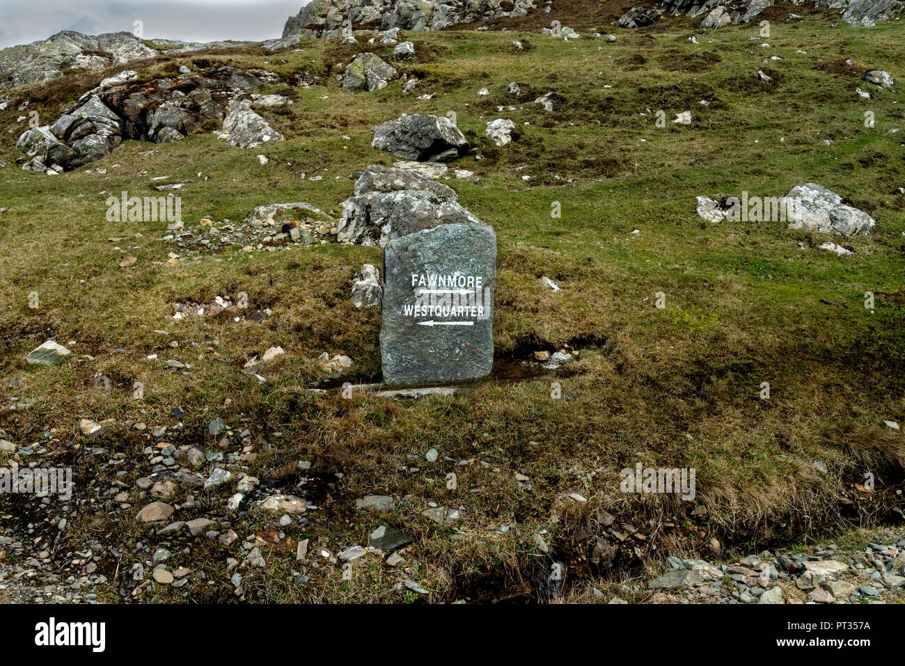 IRELAND, Connemara, Inishboffin island, Inis Bo Finne (Island of the White Cow) lies seven miles off Galway’s coast. The island is 5.7km by 4km. Stock Photo