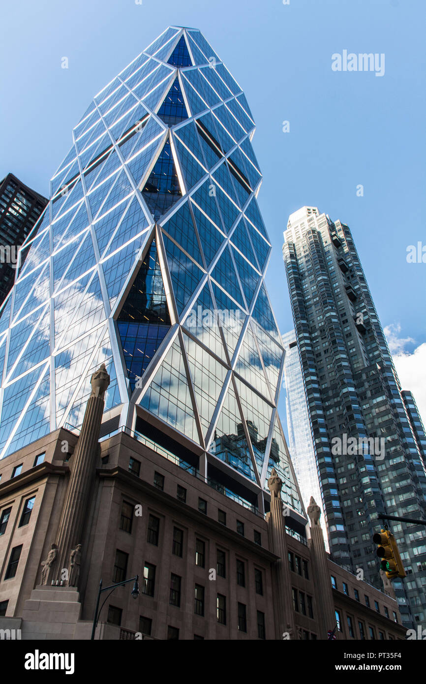 Hearst Tower of New York in the USA Stock Photo Alamy