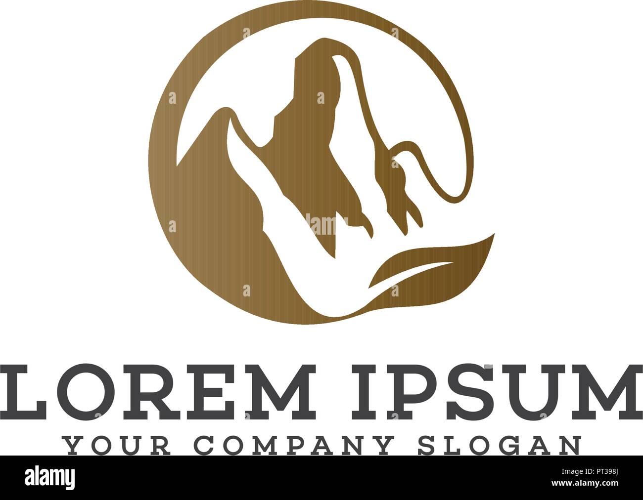 mountain logo design concept template Stock Vector Image & Art - Alamy