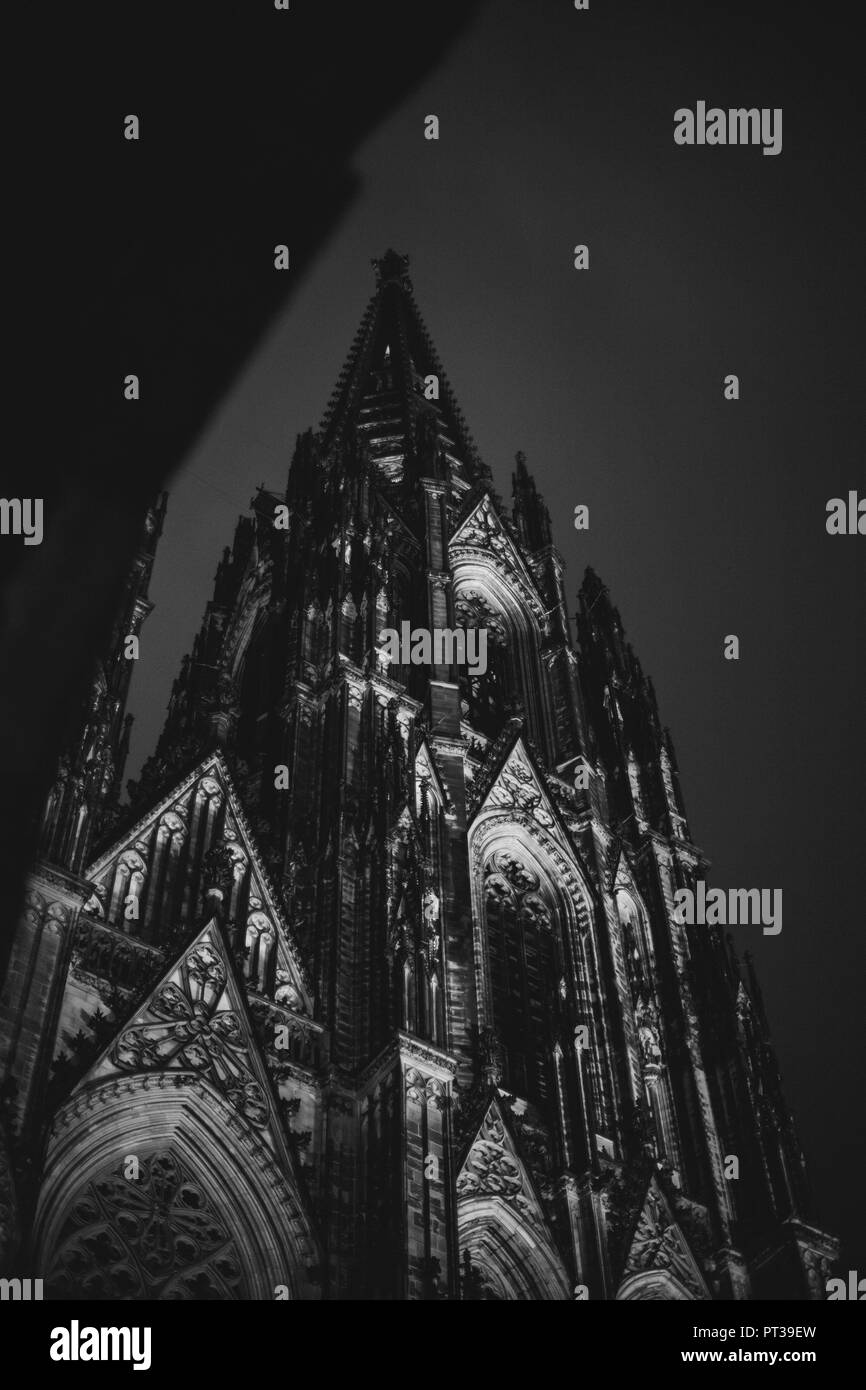 Cologne cathedral Black and White Stock Photos & Images - Alamy