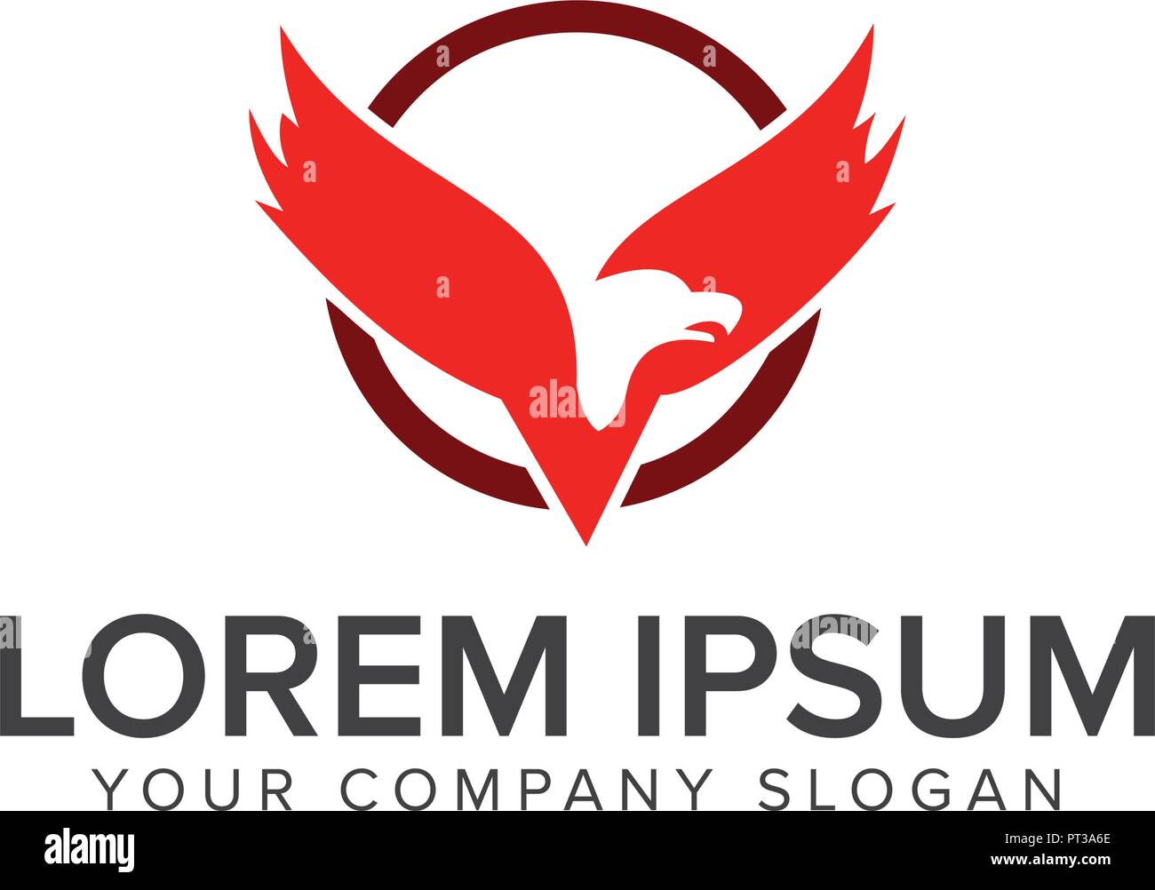 eagle Bird logo design concept template Stock Vector Image & Art - Alamy