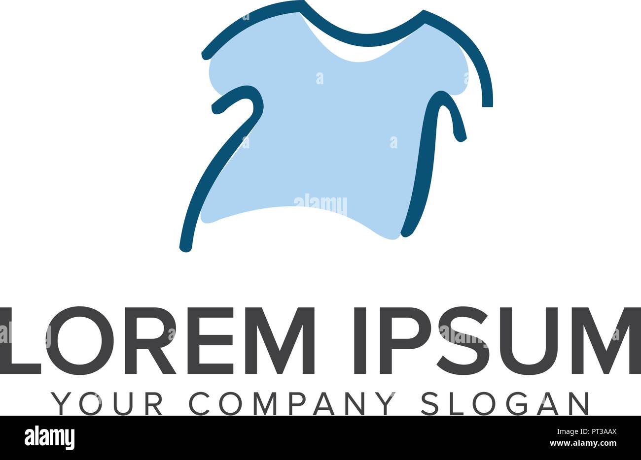 shirt logo design concept template Stock Vector Image & Art Alamy