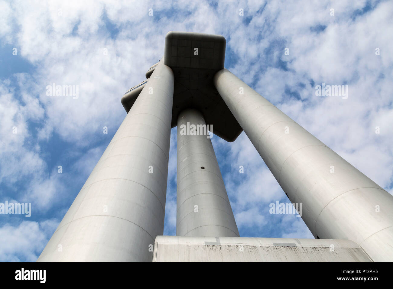 Europe, Czech Republic, Prague, Zizkov Television Tower Stock Photo