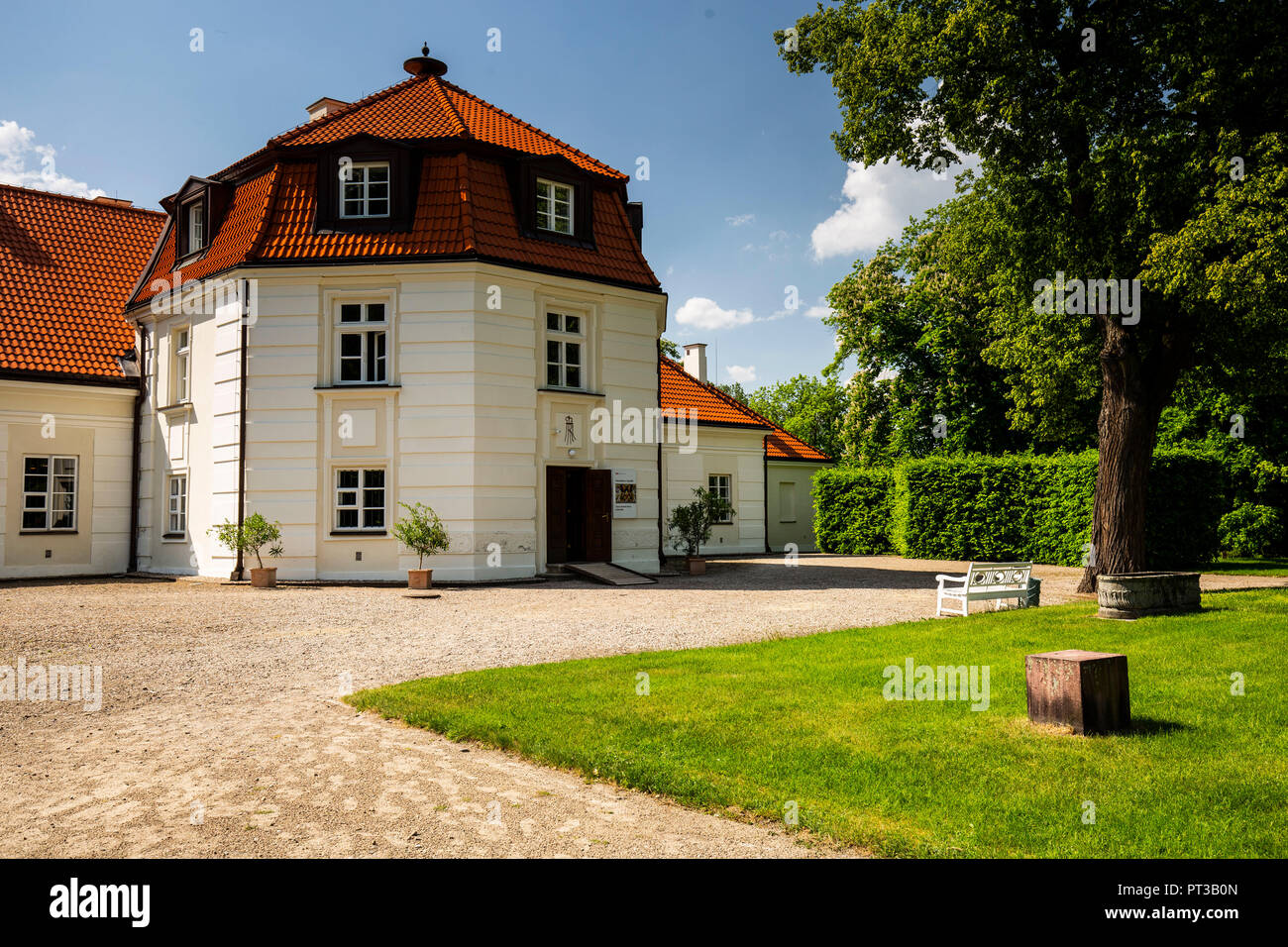 Europe, Poland, Voivodeship Lodz, Nieborow Palace / Palac w Nieborowie Stock Photo
