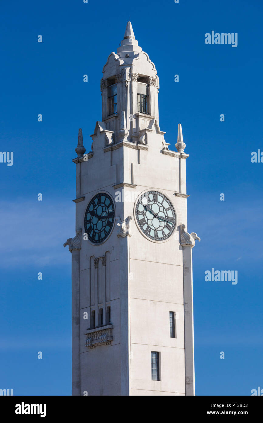 Canada, Quebec, Montreal, The Old Port, Sailor's Memorial Clock Tower