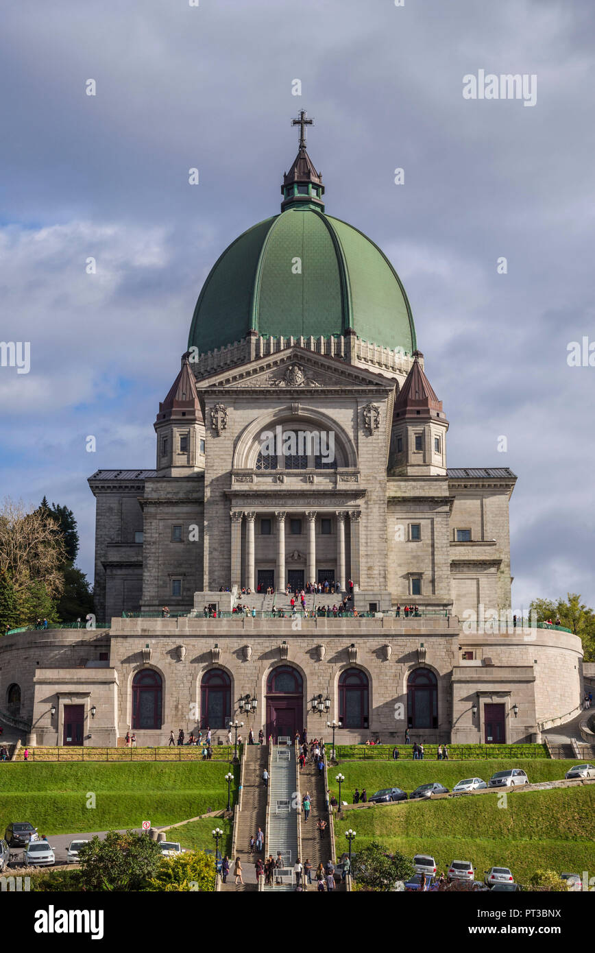 Canada, Quebec, Montreal, Oratoire of St-Joseph church, exterior Stock Photo