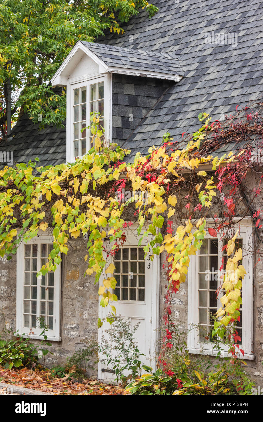 Canada, Quebec, CapitaleNationale Region, Neuville, Rue des Erables