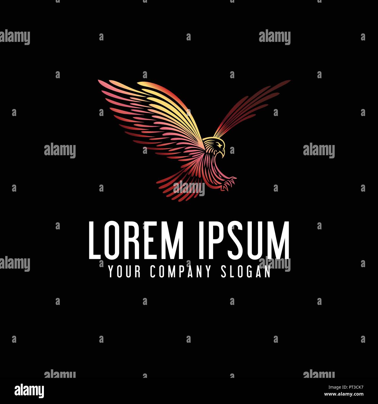 luxury bird logo design concept template Stock Vector Image & Art - Alamy