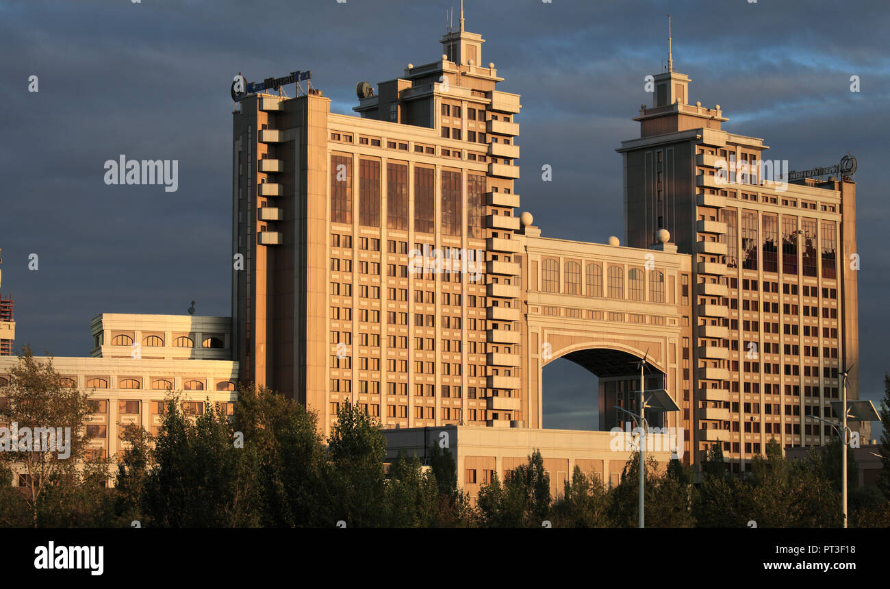 Kazakhstan, Astana, KazMunayGas, oil and gas company, head office Stock