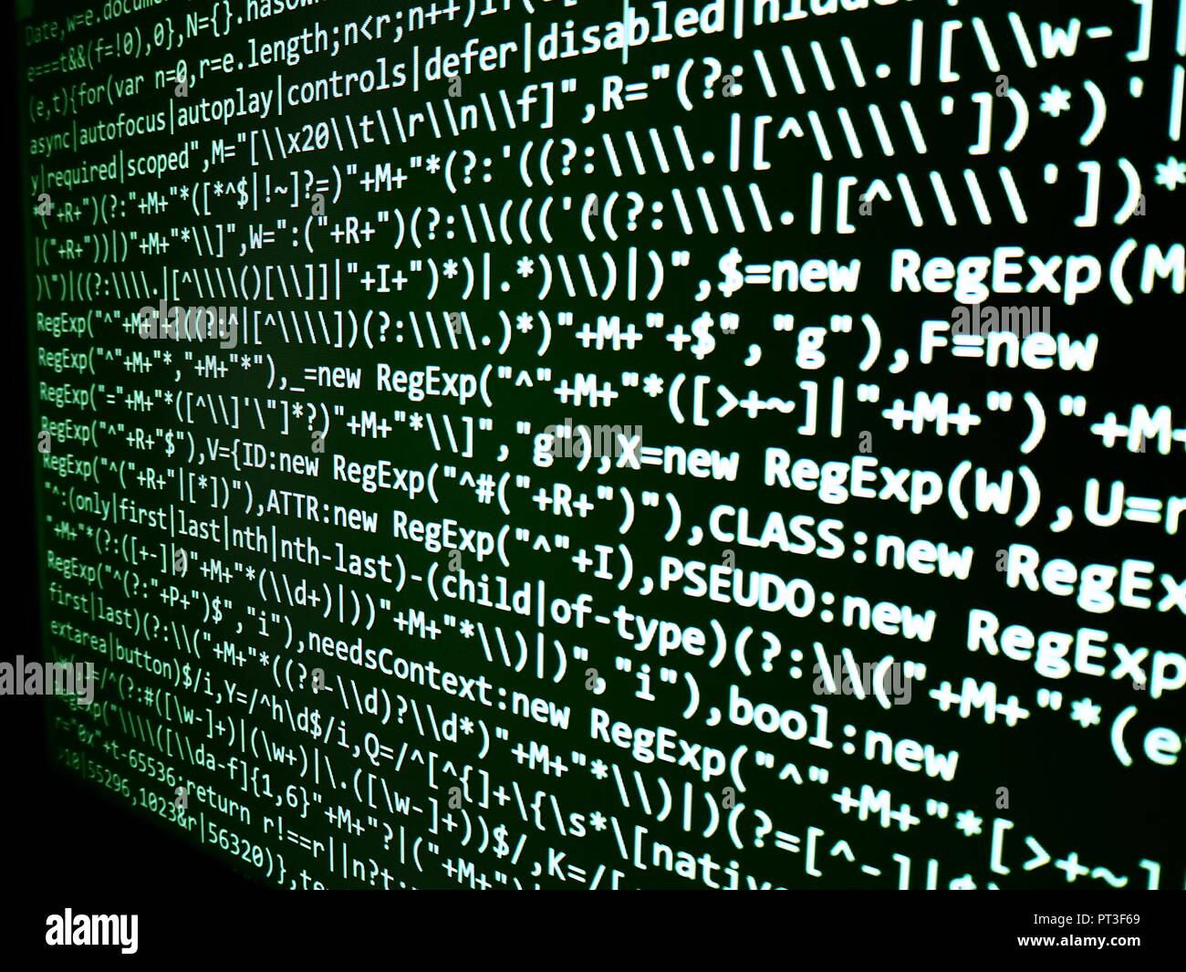 Visionary programming and coding of future software . 3D rendering computer  graphic Stock Photo - Alamy
