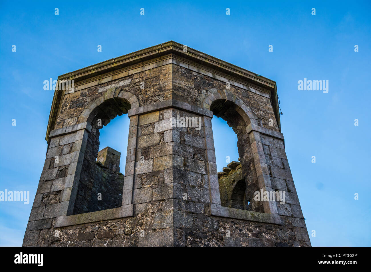 The Castle Semple Temple Stock Photo