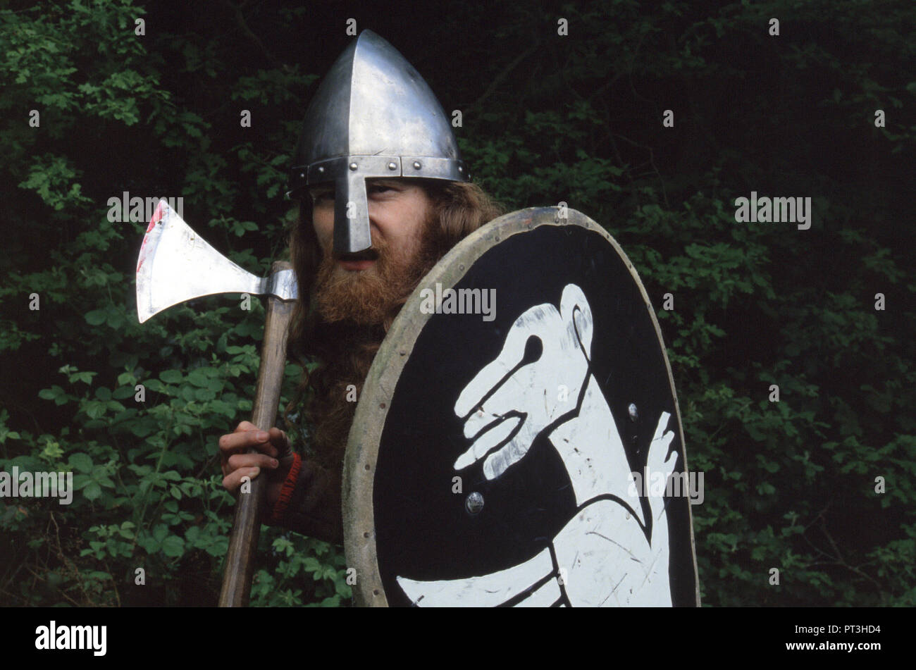 Anglo Saxon Huscarl (Reenactor) Stock Photo