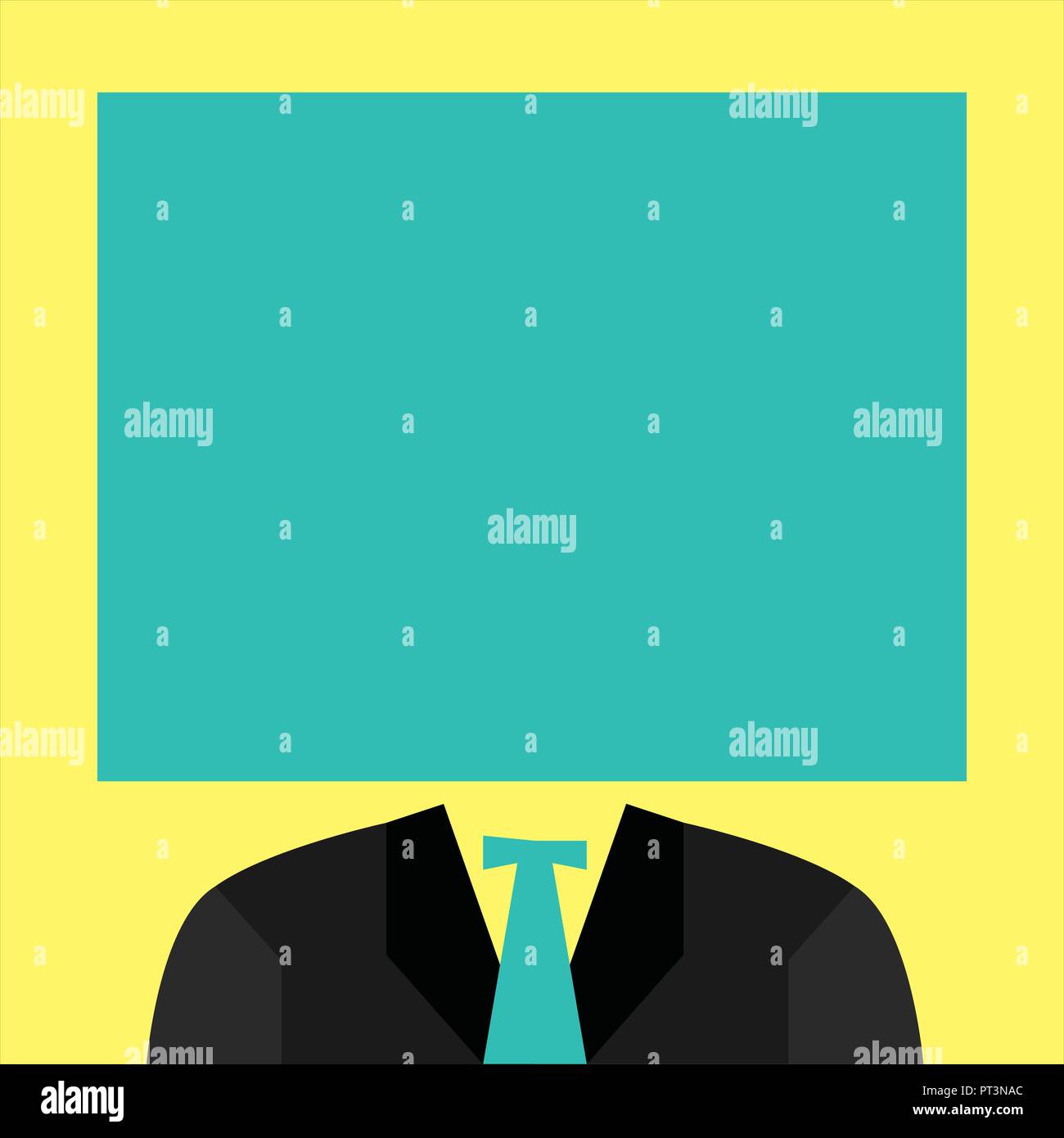 Flat design business Vector Illustration concept Empty template copy