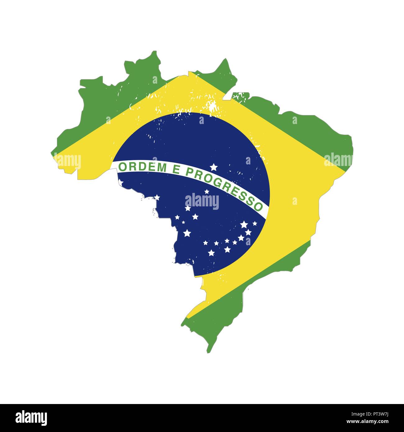Brazil country silhouette with flag on background on white Stock Vector  Image & Art - Alamy