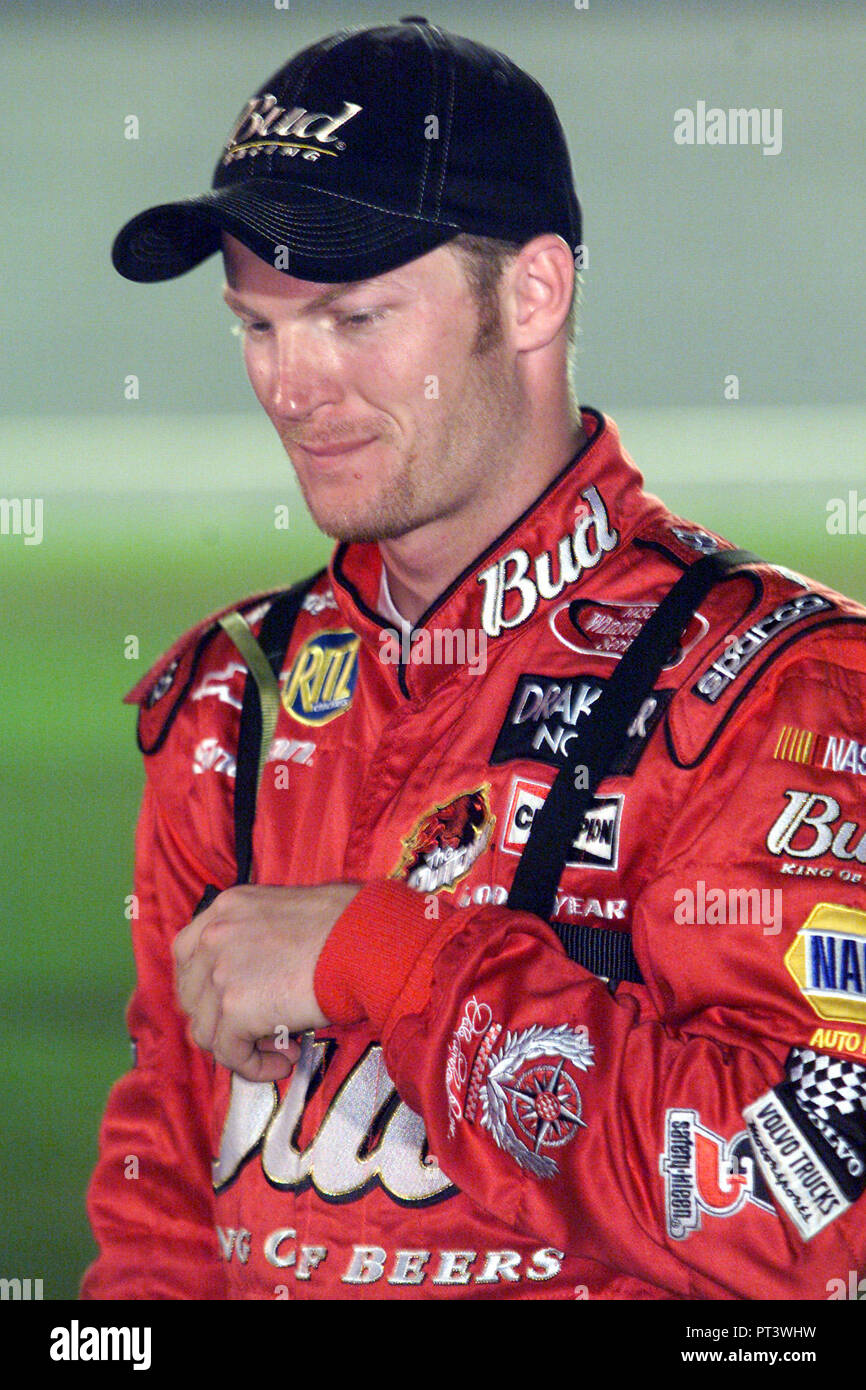 Dale Earnhardt Jr. qualifies in the top 5 for the NASCAR Pepsi 400, at Daytona International Speedway in Daytona Beach,  Florida, on July 3, 2003. Stock Photo