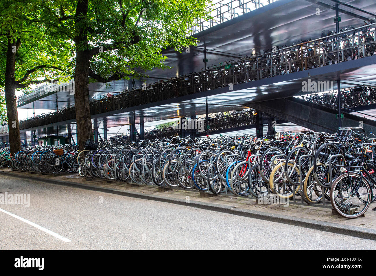 Bicycle parking garage hi-res stock photography and images - Alamy