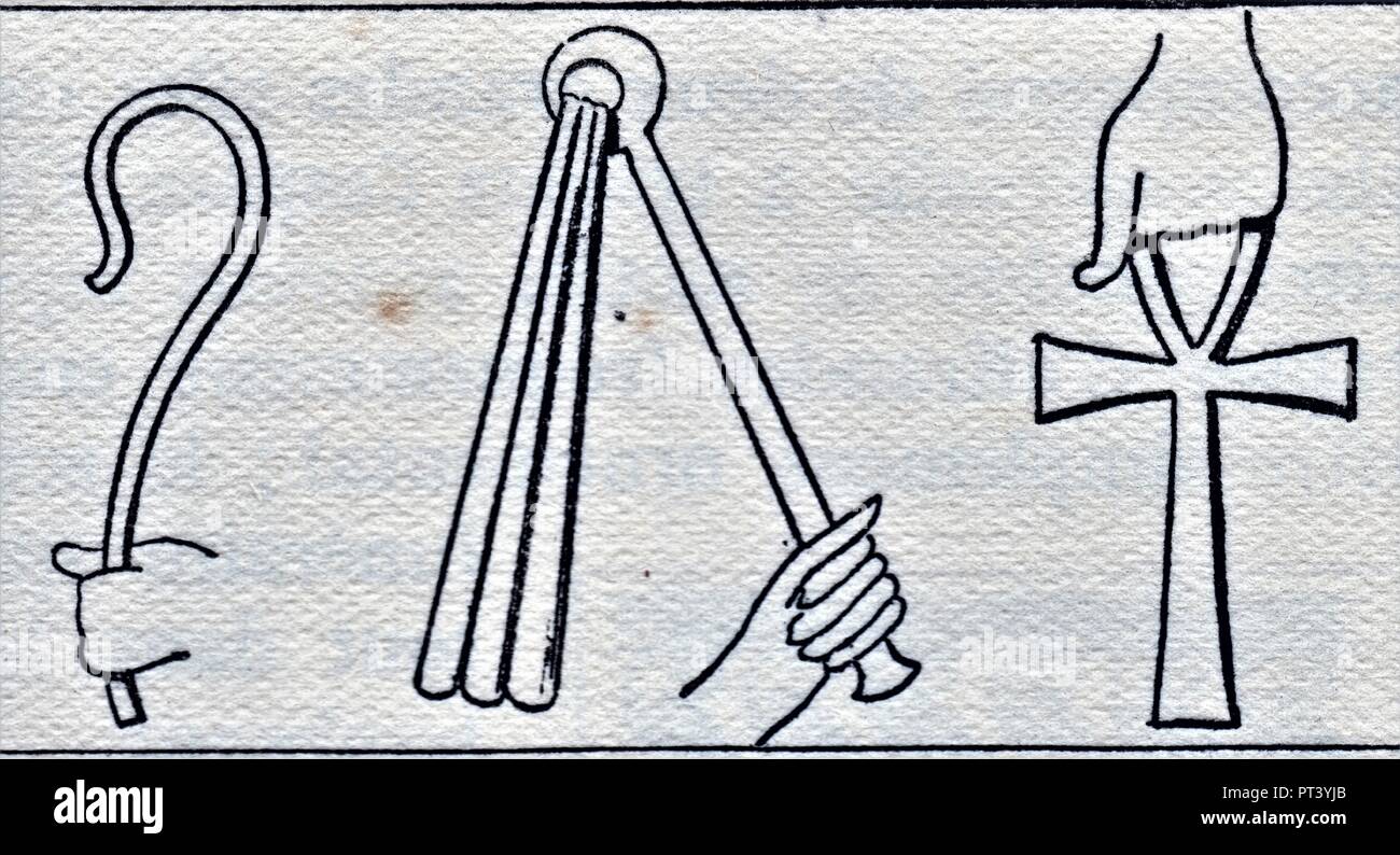 Crosse , fouet, croix ansée Stock Photo - Alamy