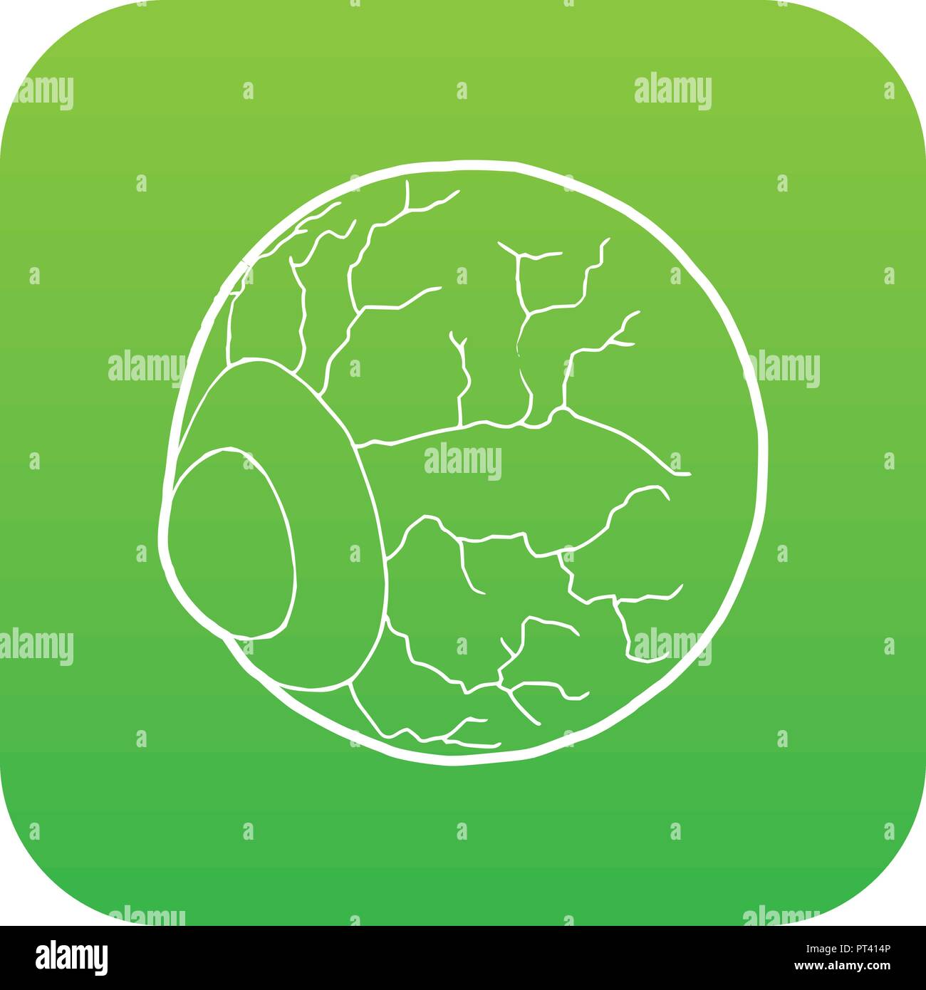 Eye icon green vector Stock Vector Image & Art - Alamy