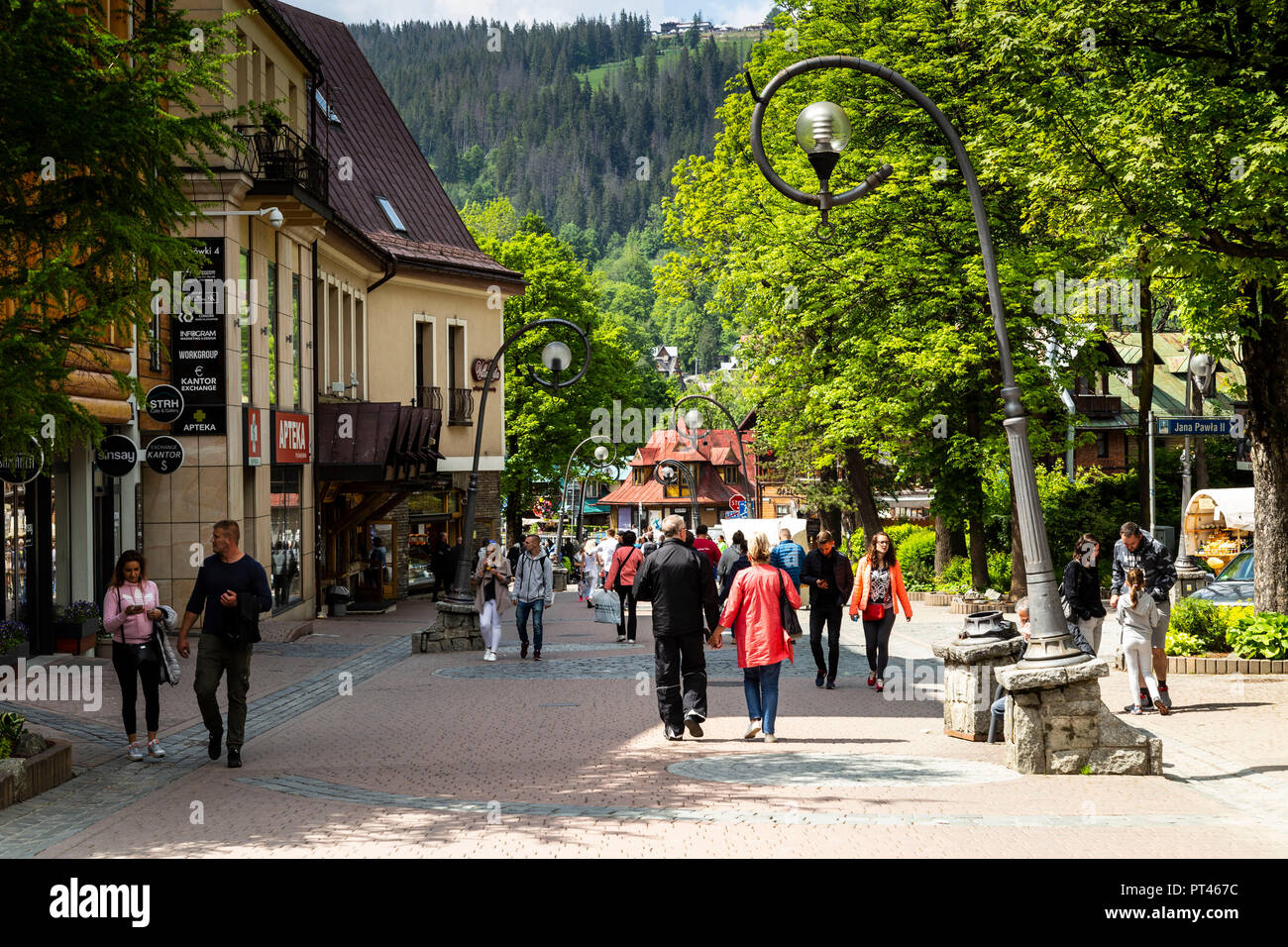 Europe, Poland, Lesser Poland, Zakopane - Krupowki Stock Photo