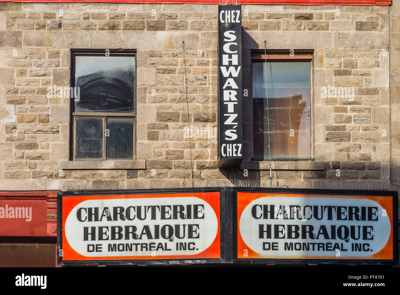 Exterior of schwartzs hebrew smoked meat restaurant hires stock photography and images Alamy