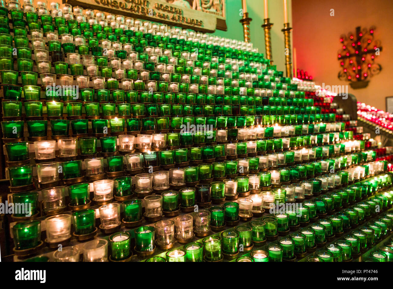 Canada, Quebec, Montreal, Oratoire of StJoseph church, Votive Chapel