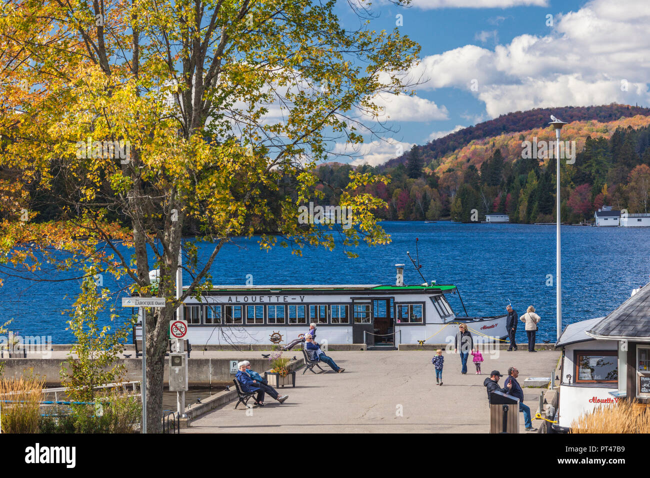 Canada, Quebec, The Laurentians, Sainte Agathe Des Monts, Lac des