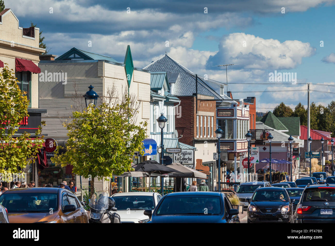Canada, Quebec, The Laurentians, Sainte Agathe Des Monts, town center