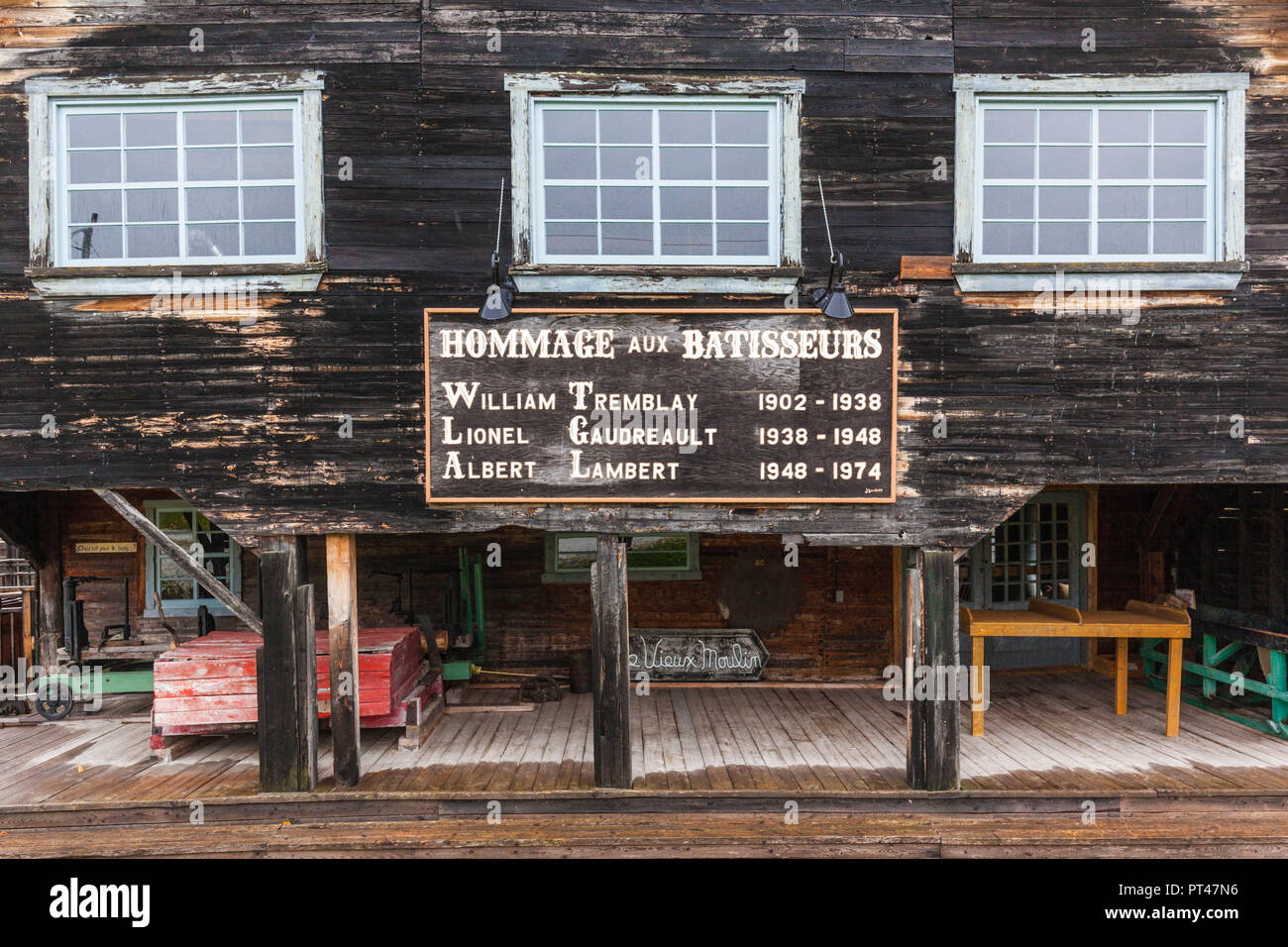 Canada, Quebec, SaguenayLac SaintJean Region, SainteJeanned'Arc, Le