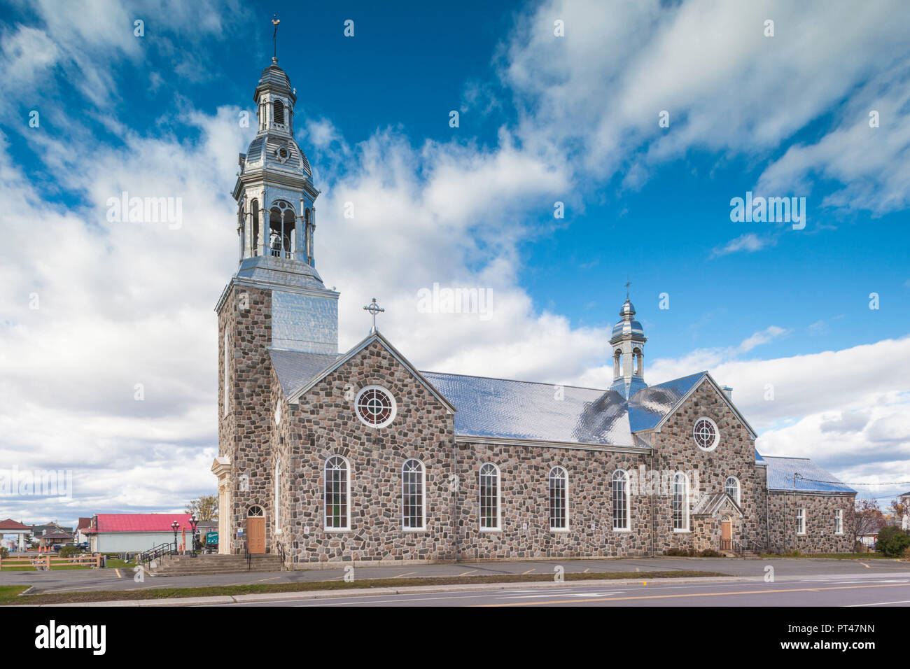 Canada, Quebec, Gaspe Peninsula, Bonaventure, town church Stock Photo