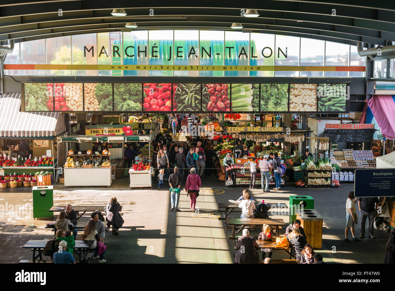Canada, Quebec, Montreal, Little Italy, Marche Jean Talon market
