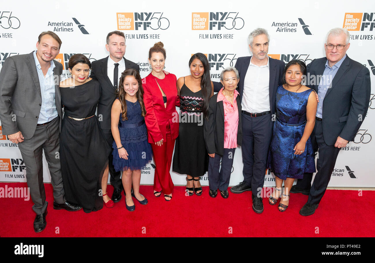 New York Usa 05th Oct 2018 Cast And Crew Attend Premiere Of Roma During The 56th