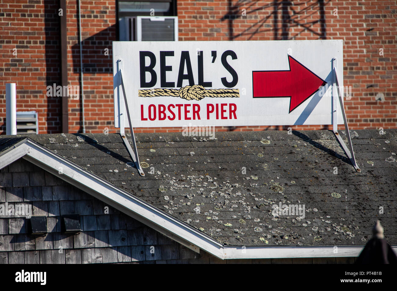 Beal's Lobster Pier Restaurant, Southwest Harbor, Maine, USA Stock Photo Alamy