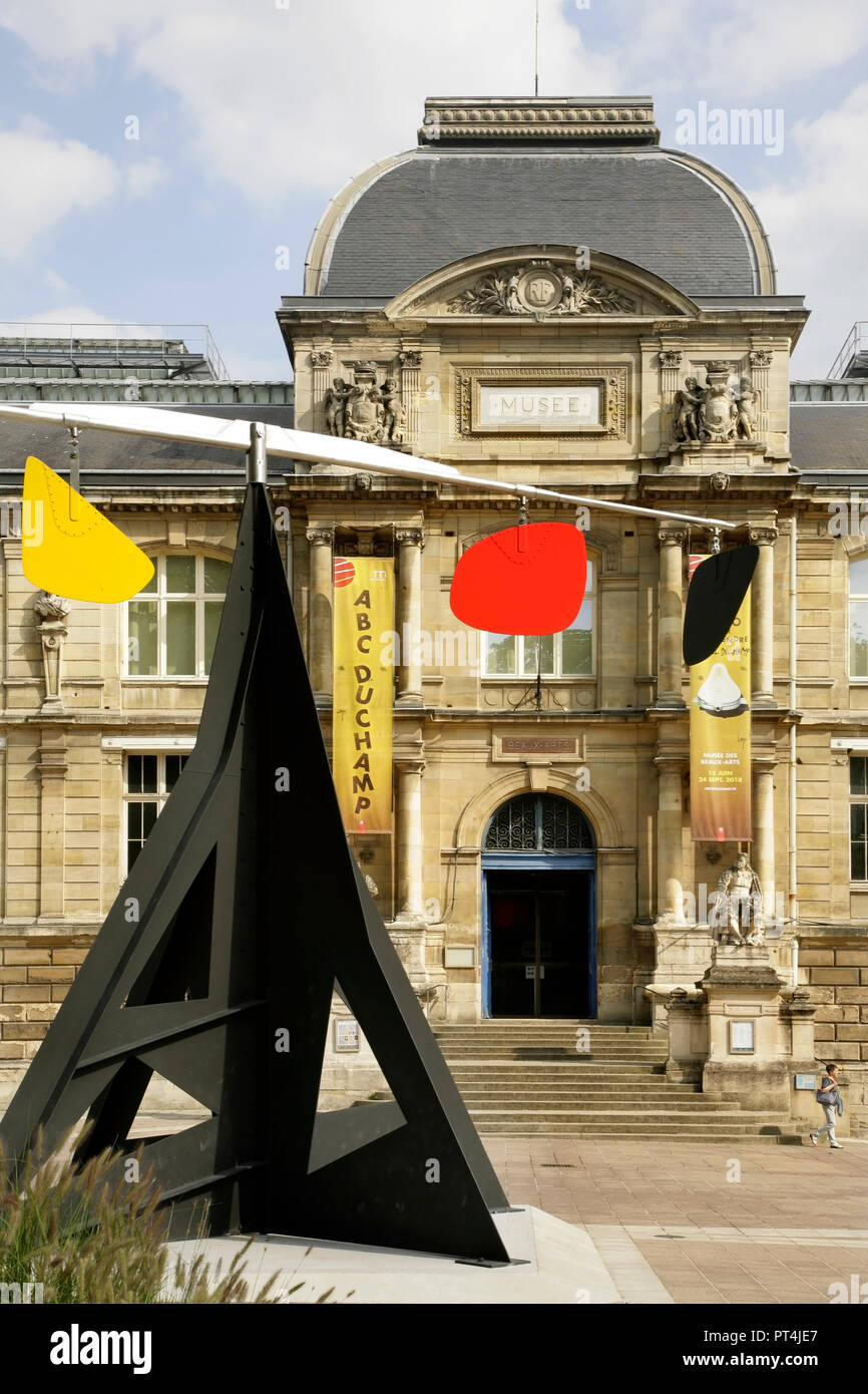 Fine Art Museum (Musee des Beaux-Arts), Rouen, France Stock Photo - Alamy