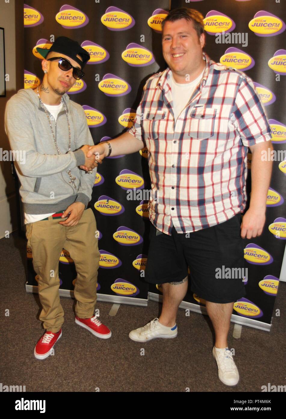 Liverpool,uk Rapper Dappy attends radio station in Liverpool to promote ...