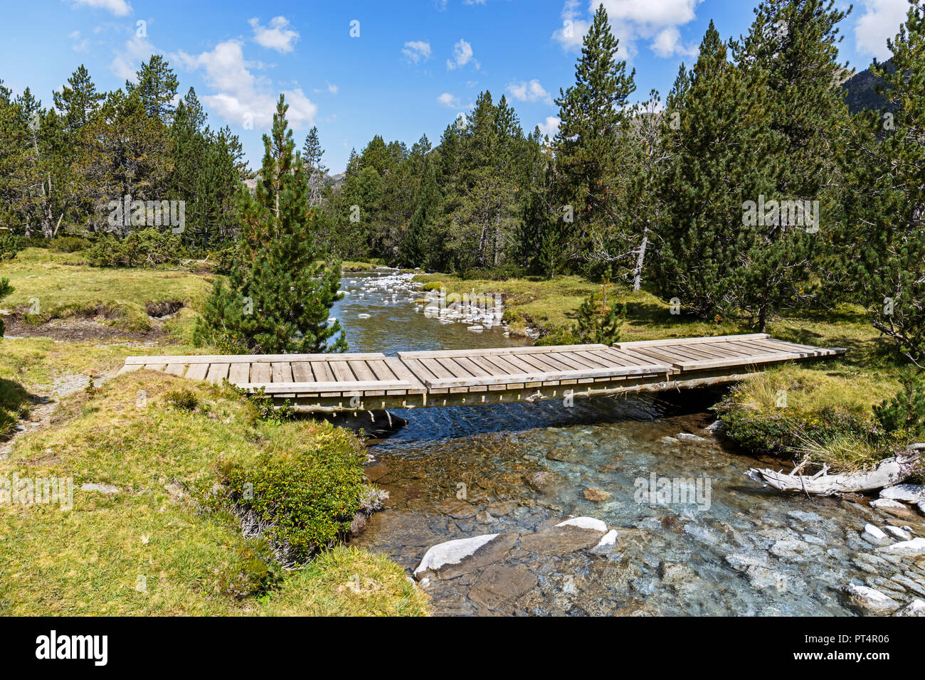 Wooden walkway bridge hi-res stock photography and images - Alamy