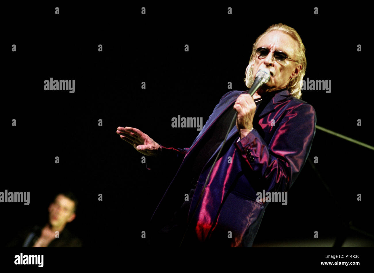 Christophe Singer concert of the French singer Christophe at the Olympia theatre in Paris ...