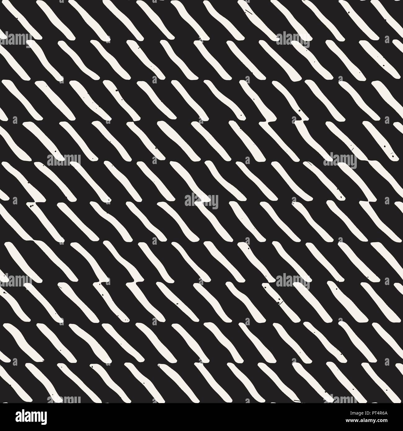 Simple ink geometric pattern. Monochrome black and white strokes ...