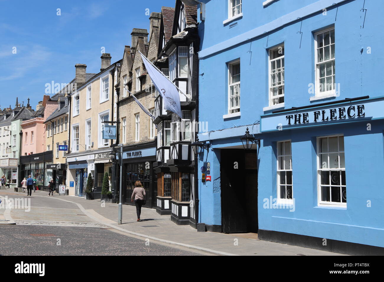 Medieval Hauses at Cirencester Stock Photo