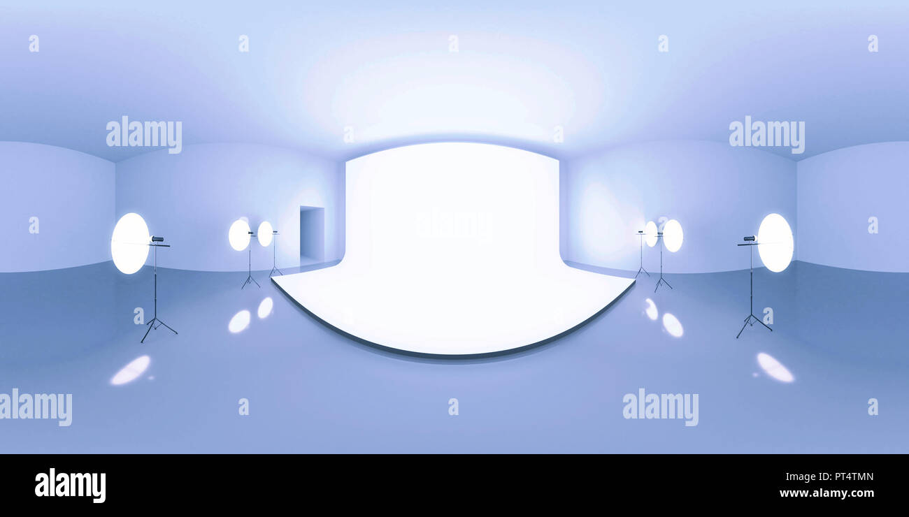 HDRI environment map, abstract spherical panorama background with photo