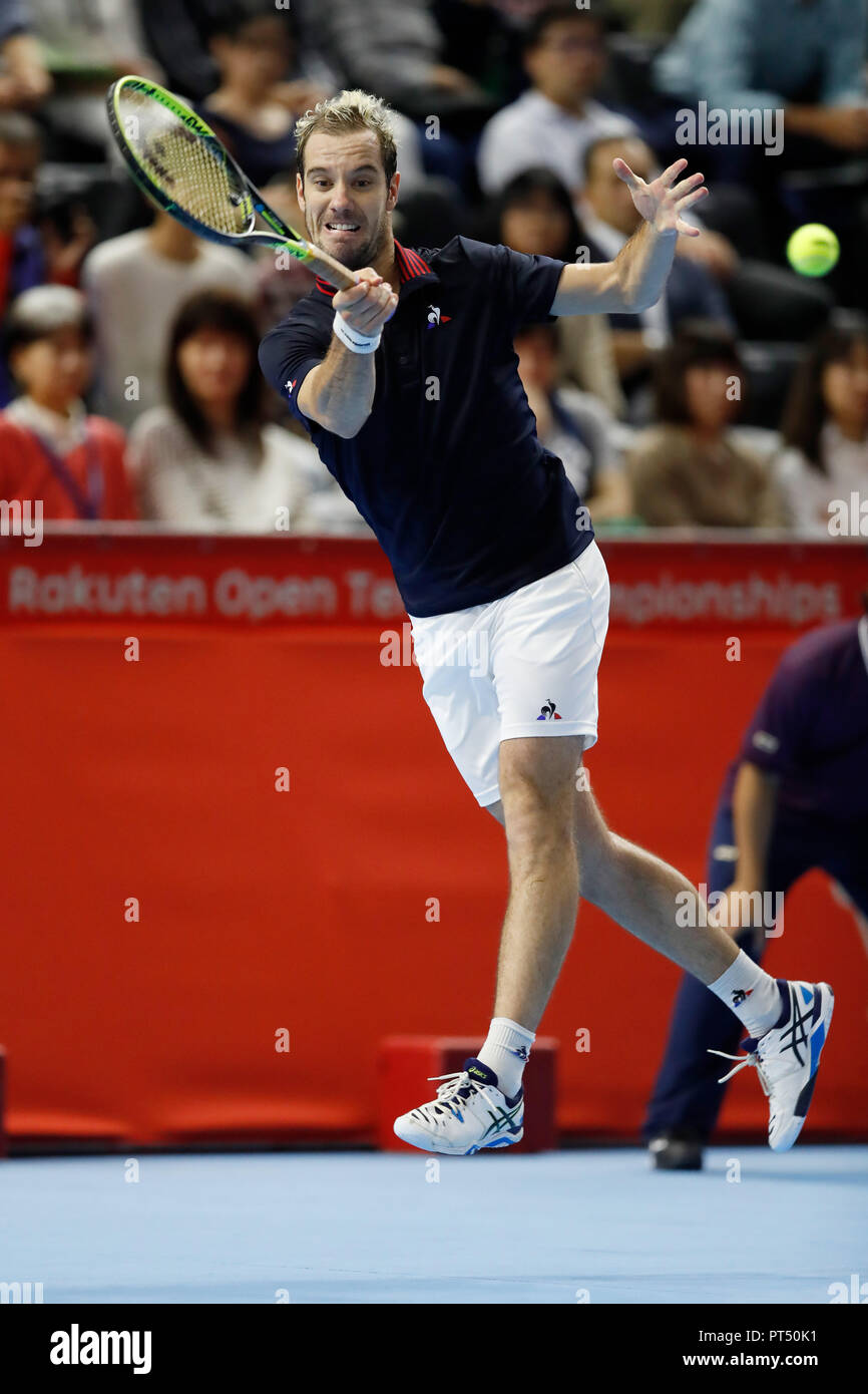 Richard Gasquet (FRA), OCTOBER 5, 2018 Tennis Rakuten Japan Open