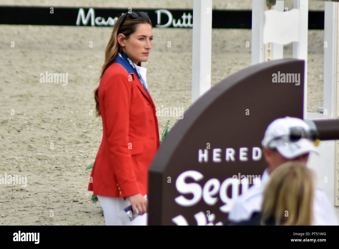 October 6, 2018 - Barcelona, Catalonia, Spain - Professional jockey ...