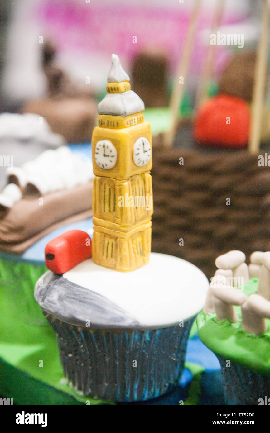 London UK. 6th October 2018. Around the world in 80 cakes competition