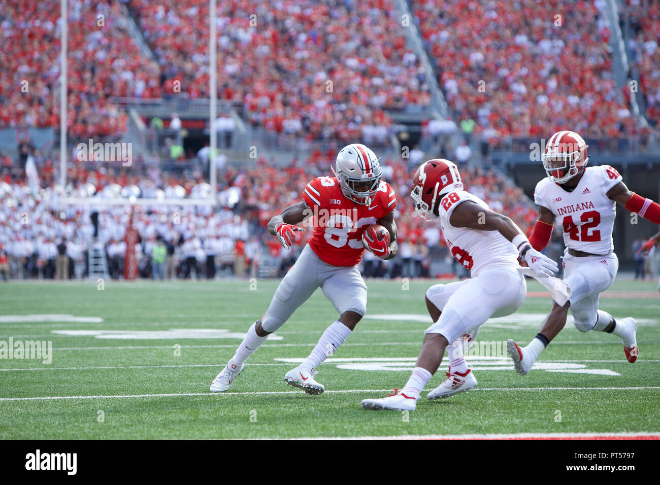 Columbus, Ohio, USA. 6th Oct, 2018. wide receiver Terry McLaurin (83
