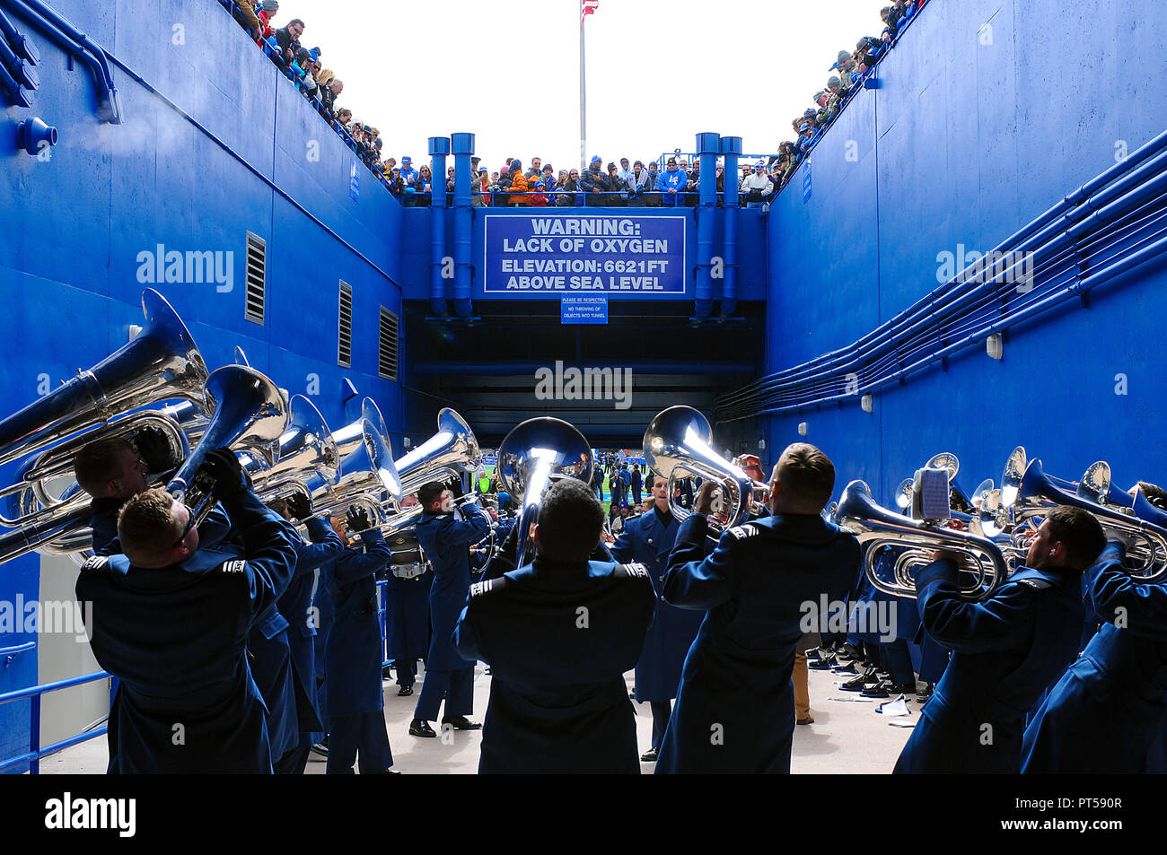 October 6 2018 The Air Force Falcon Drum Bugle Corps Performs