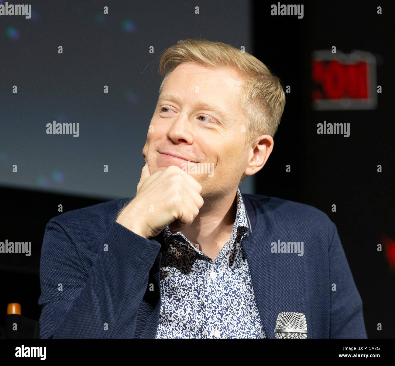 New York, NY - October 6, 2018: Anthony Rapp attends Star Trek: Discovery panel during New York Comic Con at Hulu Theater at Madison Square Garden Credit: lev radin/Alamy Live News Stock Photo