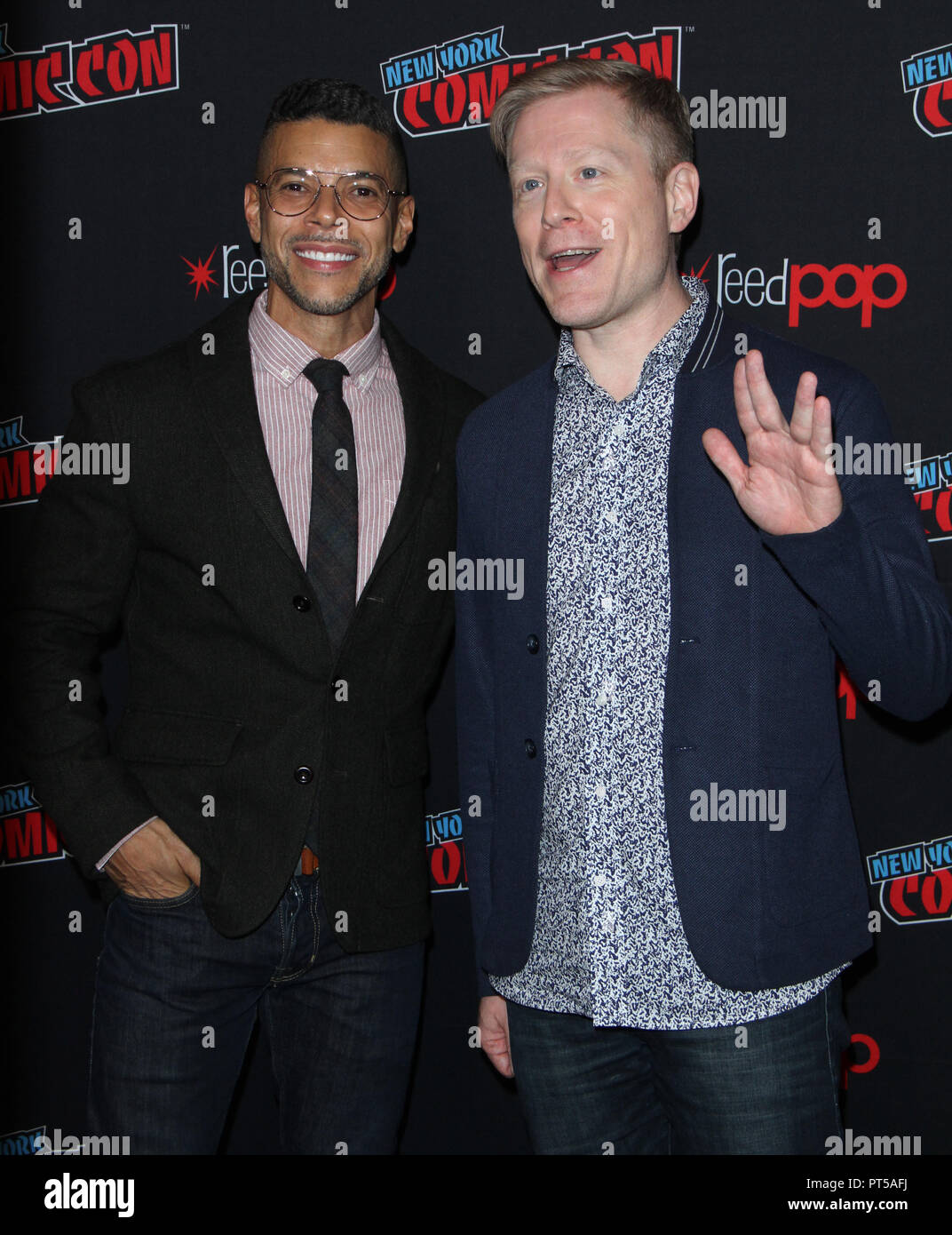 New York, NY, USA. 6th Oct, 2018. Wilson Cruz, Anthony Rapp, at the ...