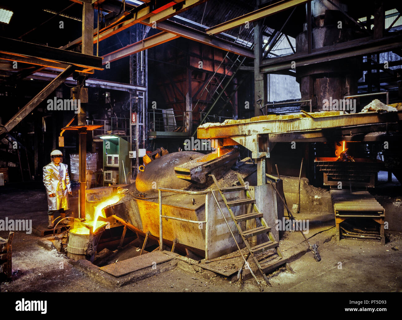 cast iron foundry Stock Photo